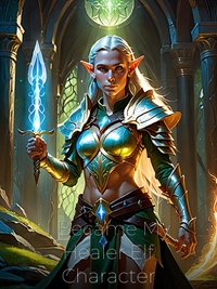 I Became My Healer Elf Character