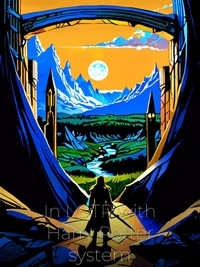 In LOTR with Harry Potter system