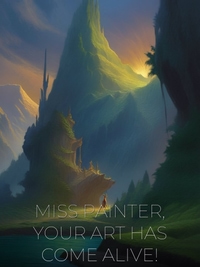 MISS PAINTER, YOUR ART HAS COME ALIVE!